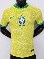 2024 Brazil   Player Version Soccer Jersey