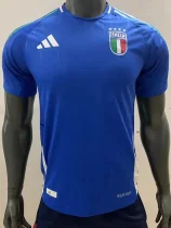 2024 Italy Home   Player Version Soccer Jersey