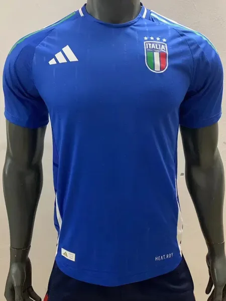 2024 Italy Home   Player Version Soccer Jersey