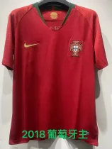 2018 Portugal Home Retro Soccer Jersey
