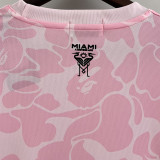 23-24 Inter Miami Pink Joint Edition Fans Soccer Jersey (左袖带图案)