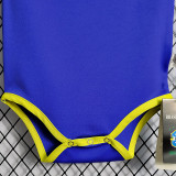 22-23 Brazil Away Baby Infant Crawl Suit