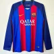 2016-2017 BAR Home Long Sleeve Retro Soccer Jersey (长袖)