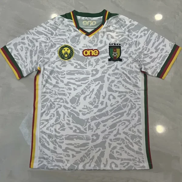 2024 Cameroon White Special Edition Fans Soccer Jersey