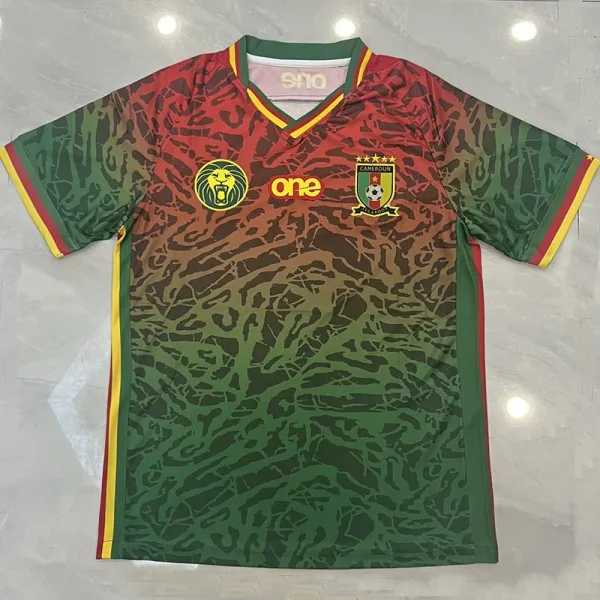 2024 Cameroon Green Red Special Edition Fans Soccer Jersey