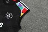 24-25 Man Utd Black Tank top and shorts suit