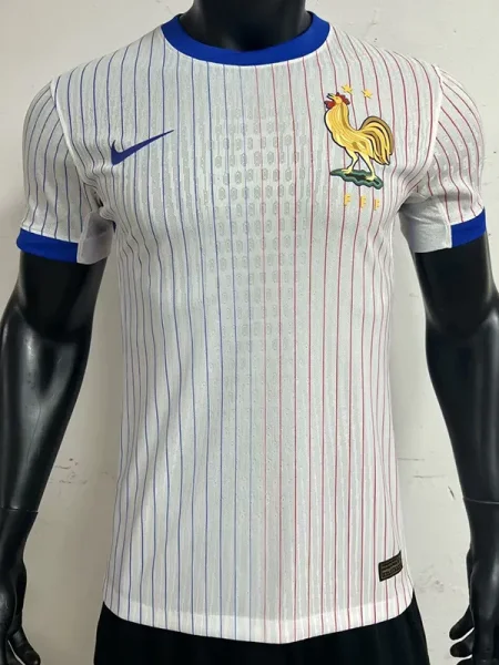 2024 France Away   Player Version Soccer Jersey