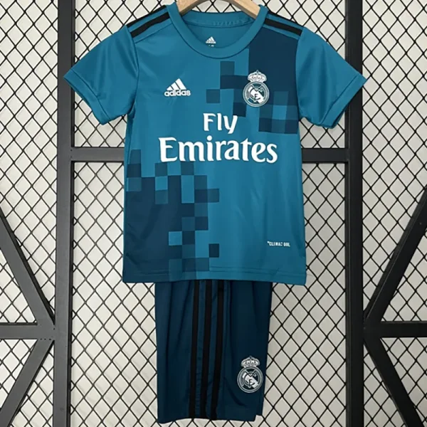 2017-2018 RMA Third Kids Retro Soccer Jersey