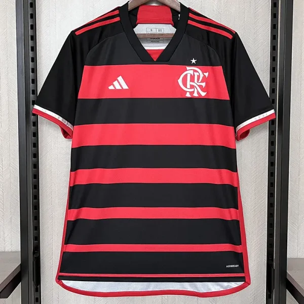 24-25 Flamengo Home Fans Soccer Jersey