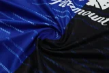 24-25 INT Blue-Black Tank top and shorts suit (条纹)