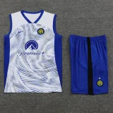 24-25 INT White Tank top and shorts suit (条纹)