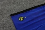 24-25 INT Blue-Black Tank top and shorts suit (条纹)