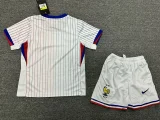 2024 France Away Kids Soccer Jersey