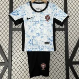 2024 Portugal Away Kids Soccer Jersey