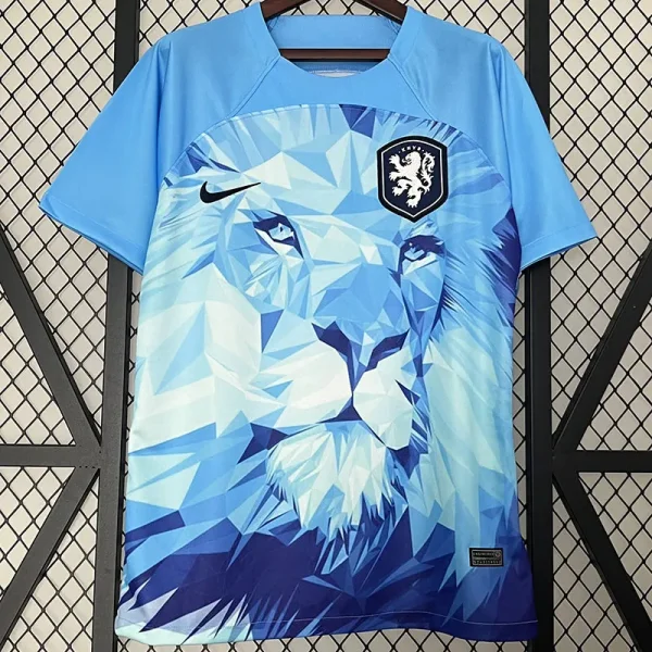2024 Netherlands Blue Special Edition Fans Soccer Jersey