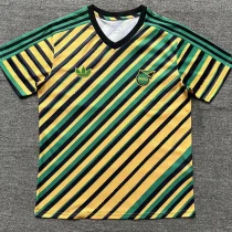 2024 JAMAICA Yellow Green Training shirts