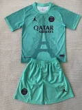 24-25 PSG Lake Blue Special Edition Kids Soccer Jersey