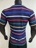 2024 France Royal blue Player Version Training shirts