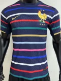 2024 France Royal blue Player Version Training shirts