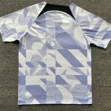 23-24 Club America Blue White Training shirts