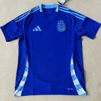 24-25 Argentina Away Fans Soccer Jersey (V领)