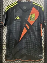 2024 Mexico Black GoalKeeper Fans Soccer Jersey