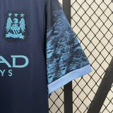 2015-2016 Man Utd Away Royal Blue Retro Soccer Jersey