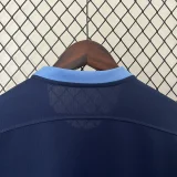 2015-2016 Man Utd Away Royal Blue Retro Soccer Jersey