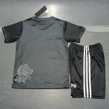 23-24 RMA Y-3 Black Kids Soccer Jersey