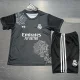 23-24 RMA Y-3 Black Kids Soccer Jersey
