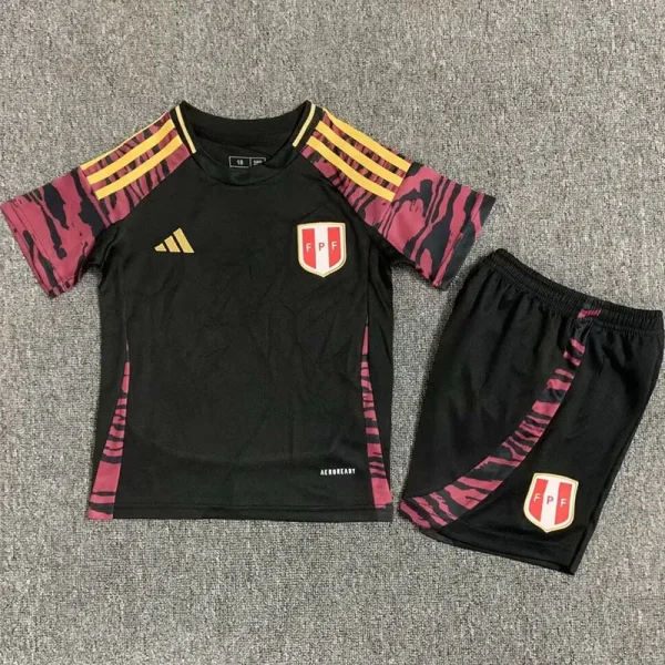 24-25 Peru Away Kids Soccer Jersey