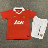 2010-2011 Man Utd Home Kids Retro Soccer Jersey