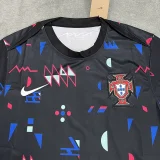 24-25 Portugal Black Training Shirts