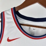 24-25 Clippers GEORGE #13 White City Edition Home Top Quality Hot Pressing NBA Jersey