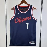 24-25 Clippers HARDEN #1 Navy Blue Away Top Quality Hot Pressing NBA Jersey