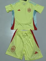 24-25 Spain Away Kids Soccer Jersey