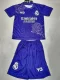 23-24 RMA Y-3 Purple Kids Soccer Jersey