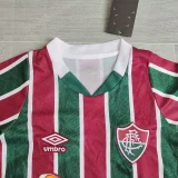 24-25 Fluminense Home Kids Soccer Jersey
