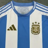 24-25 Argentina Home Fans Soccer Jersey (No Patch) 不带章
