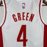 22-23 ROCKETS GREEN #4 White City Edition Home Top Quality Hot Pressing NBA Jersey