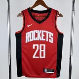 22-23 ROCKETS WAGNER #28 Red Away Top Quality Hot Pressing NBA Jersey