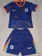 24-25 Netherlands Away Kids Soccer Jersey