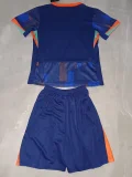 24-25 Netherlands Away Kids Soccer Jersey