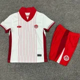 24-25 Canada Away Kids Soccer Jersey