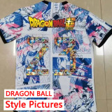 22-23 Japan Anime Edition White Player Version Soccer Jersey (Print DRAGON BALL 超 SUPER )