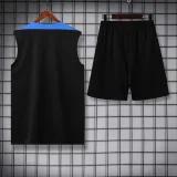 24-25 INT Black Tank top and shorts suit (条纹)