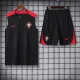 24-25 Portugal Black Tank top and shorts suit