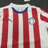 24-25 Paraguay Home Fans Soccer Jersey