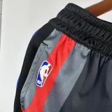 23-24 NETS Black City Edition Top Quality NBA Pants (涂鸦)
