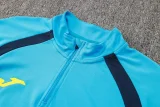 2024 JOM Lake Blue Half Pull Tracksuit (半拉链)